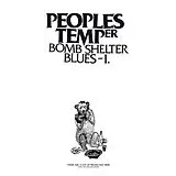 Peoples Temper Maxi Single (analog) Bomb Shelter Blues I