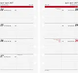 Agenden Jahr RIDOIDE Timing 2 Wochenkalender 2027 7066910007.27 1W/2S ML 9.3x17.2cm von 