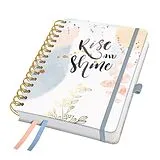 Agenden Jahr SIGEL 7J608 Spiral-Kalender Jolie 2027, ca. A5, Soft Glimmer, Hardcover von 