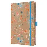 Agenden Jahr SIGEL 7J807 Wochenkalender Jolie 2027, ca. A5, Blue Floral Serenity, Hardcover von 