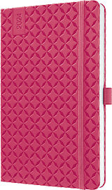 Fester Einband SIGEL Taschenagenda JOLIE®, fuchsia pink, Jahrgang 2024 von 