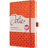 Fester Einband SIGEL Notizbuch JOLIE® Flair, pumpkin orange von 