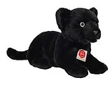 Teddy Hermann 90475 - Panther Baby liegend schwarz, Stofftier, Plüschtier, 30 cm Spiel