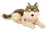 Teddy Hermann 90855 - Wolf liegend, Plüsch, Länge: 40 cm Spiel
