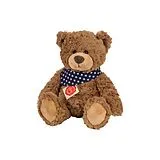 Teddy Hermann 91366 - Teddy braun, sitzend, 38 cm, Plüschtier, Bär Spiel
