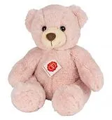 Teddy Hermann 91367 - Teddy Dusty, Teddybär rose, Plüschtier, Stofftier, 30 cm Spiel