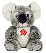 Teddy Hermann 91427 - Koala sitzend, Stofftier, Plüschtier, 18 cm Spiel
