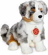 Teddy Hermann 91933 - Australian Shepherd sitzend, 30 cm, Hund, Plüschtier Spiel