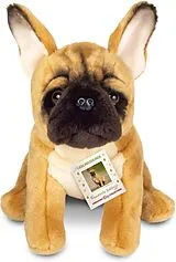 Teddy Hermann 919872 - Französische Bulldogge, Lieblingshunde-Plüschtier, 27 cm Spiel