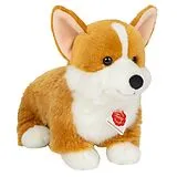 Teddy Hermann 919902 - Corgi, 30 cm, Plüschtier Spiel