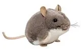 Teddy Hermann 92657 - Maus, grau, 9 cm Spiel