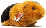 Teddy Hermann 92660 - Meerschweinchen schwarz/gold, 20 cm, Plüschtier Spiel