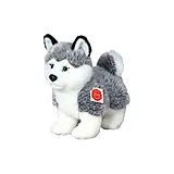 Teddy Hermann 92701 - Husky stehend, 23 cm, Hund, Plüschtier Spiel