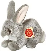 Hase sitzend grau, ca. 18 cm Spiel