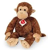 Teddy Hermann 93919 - Äffchen Carly, Affe, braun, 27 cm Spiel