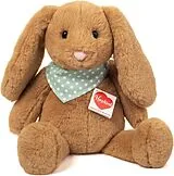 Teddy Hermann 93931 - Häschen Milou, braun, Hase-Plüschtier, 32 cm, Herzekind Spiel