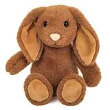 Teddy Hermann 93976 - Häschen Cara dunkelbraun, Plüsch, 25 cm Spiel