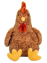 Teddy Hermann 939856 - Henne Gloria, 28 cm, Plüsch Spiel