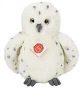 Teddy Hermann 94164 - Schneeeule, Waldtiere, Plüschtier, Stofftier, 20 cm Spiel