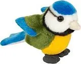 Teddy Hermann 941743 - Blaumeise, 12 cm, Plüschtier Spiel