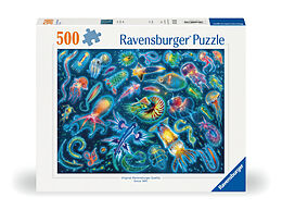 Farbenfrohe Quallen Puzzle Spiel