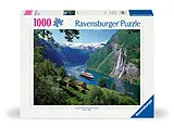 Norwegischer Fjord Puzzle Spiel