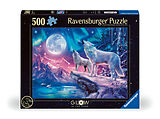 Ravensburger Puzzle 12000476 - Wolf im Nordlicht - 500 Teile Puzzle für Erwachsene und Kinder ab 10 Jahren Spiel