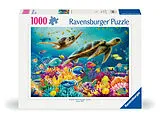 Blaue Unterwasserwelt Puzzle Spiel