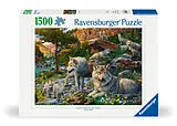 Wolfsrudel im Frühlingserwachen Puzzle Spiel