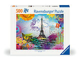 Ravensburger Puzzle 12000772 Postkarte aus Paris - 500 Teile Puzzle für Erwachsene ab 12 Jahren Spiel