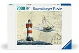 Romantischer Leuchtturm Puzzle Spiel