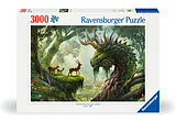 Ravensburger Puzzle 12000808 - Der Walddrache erwacht - 3000 Teile Puzzle für Erwachsene ab 14 Jahren Spiel