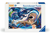 Ravensburger Puzzle 12000813 - Gigantisches Drachenfest zur Tages- und Nachtstunde - 5000 Teile Puzzle für Erwachsene ab 14 Jahren Spiel