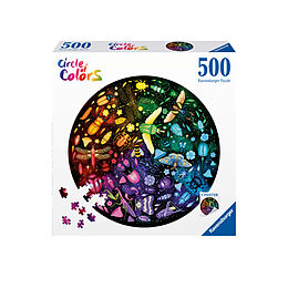 Puzzle Ravensburger - Puzzle für Erwachsene - Rundes Puzzle mit 500 Teilen - Geeignet ab 12 Jahren - Insekten (Farbkreis) - Puzzle Made in Europe - 12000820 von 