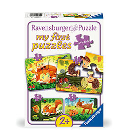 my first puzzles Kleine Tierfamilien Spiel