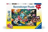 Tiere im Weltall Kinderpuzzle Spiel