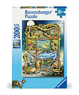 Ravensburger Kinderpuzzle - 12000866 Reptilien im Regal - 200 Teile XXL Puzzle für Kinder ab 8 Jahren Spiel