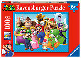 Ravensburger Kinderpuzzle 12001074 - Los geht's! - 100 Teile XXL Super Mario Puzzle für Kinder ab 6 Jahren Spiel