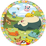 Ravensburger Puzzle 12001131 - Blumige Pokémon - 500 Teile Pokémon Rundpuzzle für Erwachsene und Kinder ab 12 Jahren Spiel
