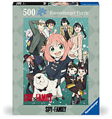 Ravensburger Puzzle 12001198 - Spy X Family - 500 Teile Spy X Family Puzzle für Erwachsene und Kinder ab 12 Jahren Spiel