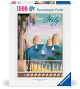 Ravensburger Puzzle 12001209 - Postkarte aus Capri - 1000 Teile Puzzle für Erwachsene und Kinder ab 14 Jahren Spiel