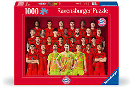 Ravensburger Puzzle 12001221 - FC Bayern München Saison 2024/25 - 1000 Teile FC Bayern München Puzzle für Erwachsene und Kinder ab 14 Jahren Spiel