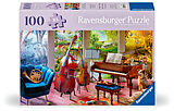 Ravensburger Puzzle 12001366 - Musikalische Jahreszeiten - Puzzle für ältere Menschen und Senioren, mit 100 extra griffigen Puzzleteilen, großer Bildvorlage und Unterlage zum Puzzeln Spiel