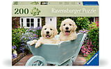 Ravensburger Puzzle 12001368 - Golden Retriever - Puzzle für ältere Menschen und Senioren, mit 200 extra griffigen Puzzleteilen, großer Bildvorlage und Unterlage zum Puzzeln Spiel