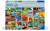 Ravensburger Puzzle 12001371 - Briefmarken - Puzzle für ältere Menschen und Senioren, mit 200 extra griffigen Puzzleteilen, großer Bildvorlage und Unterlage zum Puzzeln Spiel