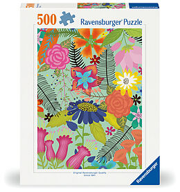 Ravensburger Puzzle 12001382 - Flowerjugle - 500 Teile Puzzle für Erwachsene ab 12 Jahren Spiel