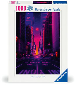 Ravensburger Puzzle 12001436 - New York in Neon - 1000 Teile Puzzle für Erwachsene und Kinder ab 14 Jahren Spiel