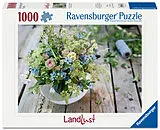 Sommerlicher Wiesenstrauß mit Himmelblauem Südstern Spiel