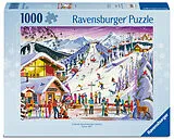 Erwachsenenpuzzle 1000 Teile - Auf der Skipiste Spiel