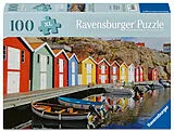 Erwachsenenpuzzle 100 XL-Teile - Bunte Häuser in Schweden Spiel